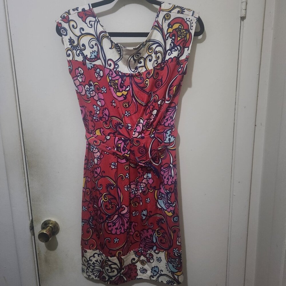 Lilly Pulitzer Silk Blend Patterned Dress Multi Color Size Extra Small